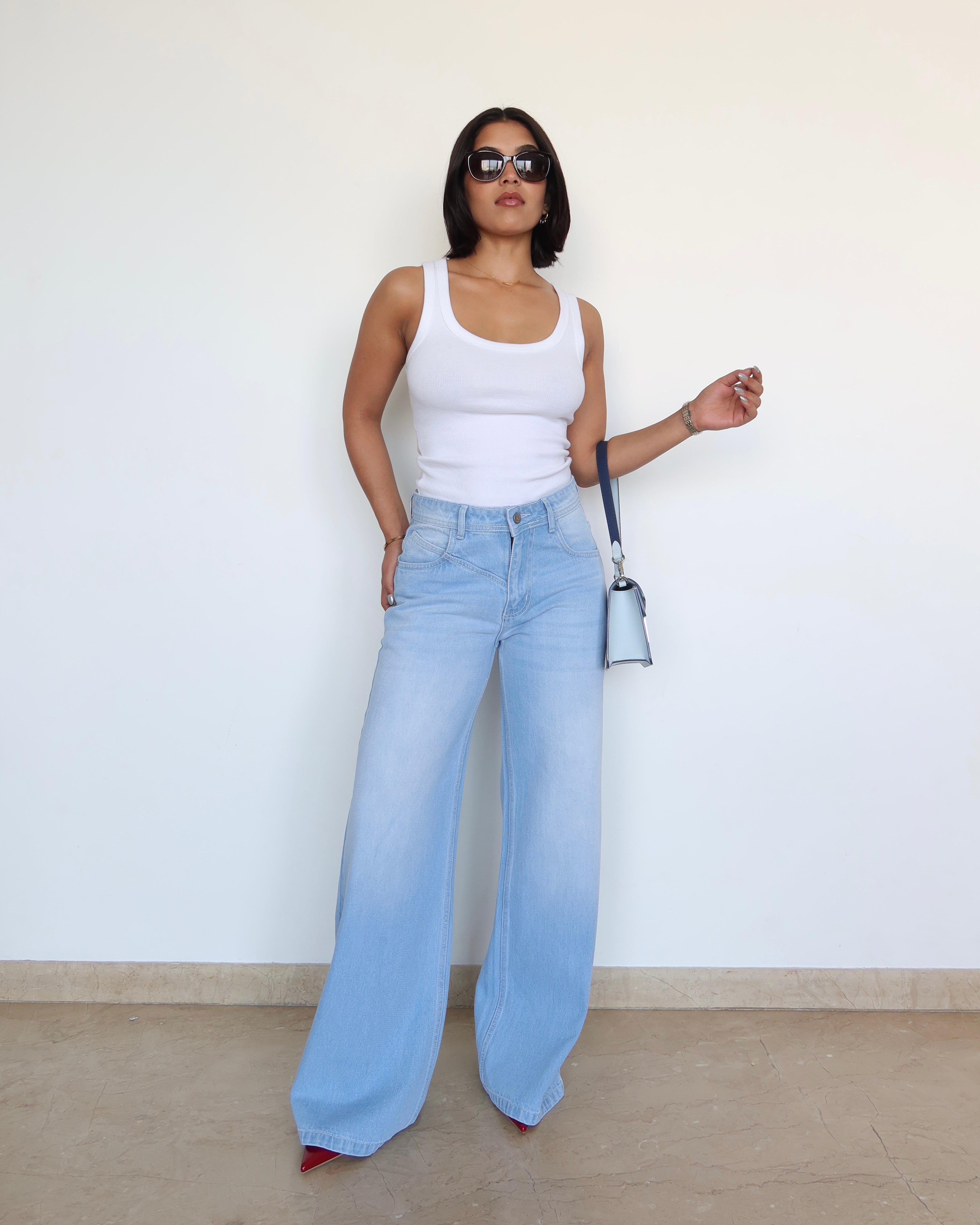 Distorted Darling Wide Leg Jeans