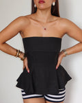 Pretty Peplum Tube
