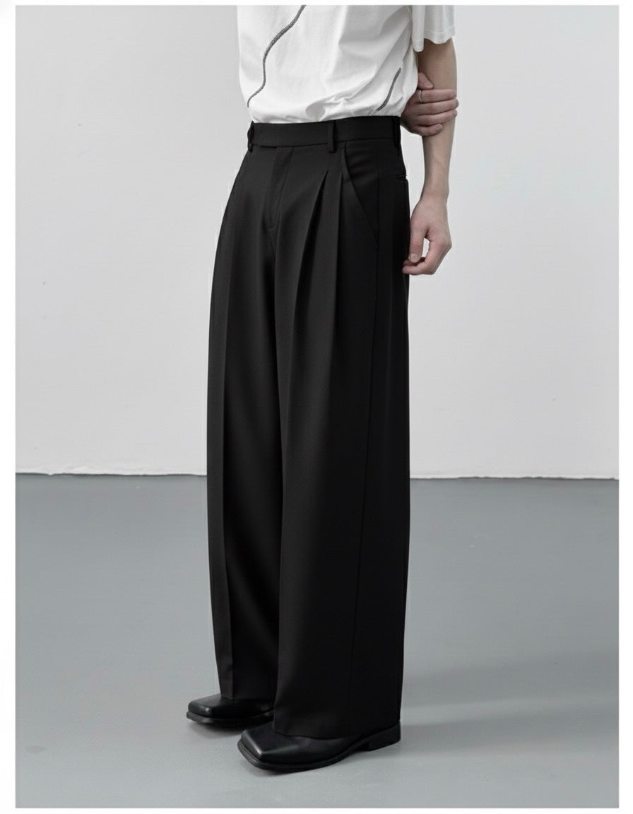 Spanish Cut Pleated Pants