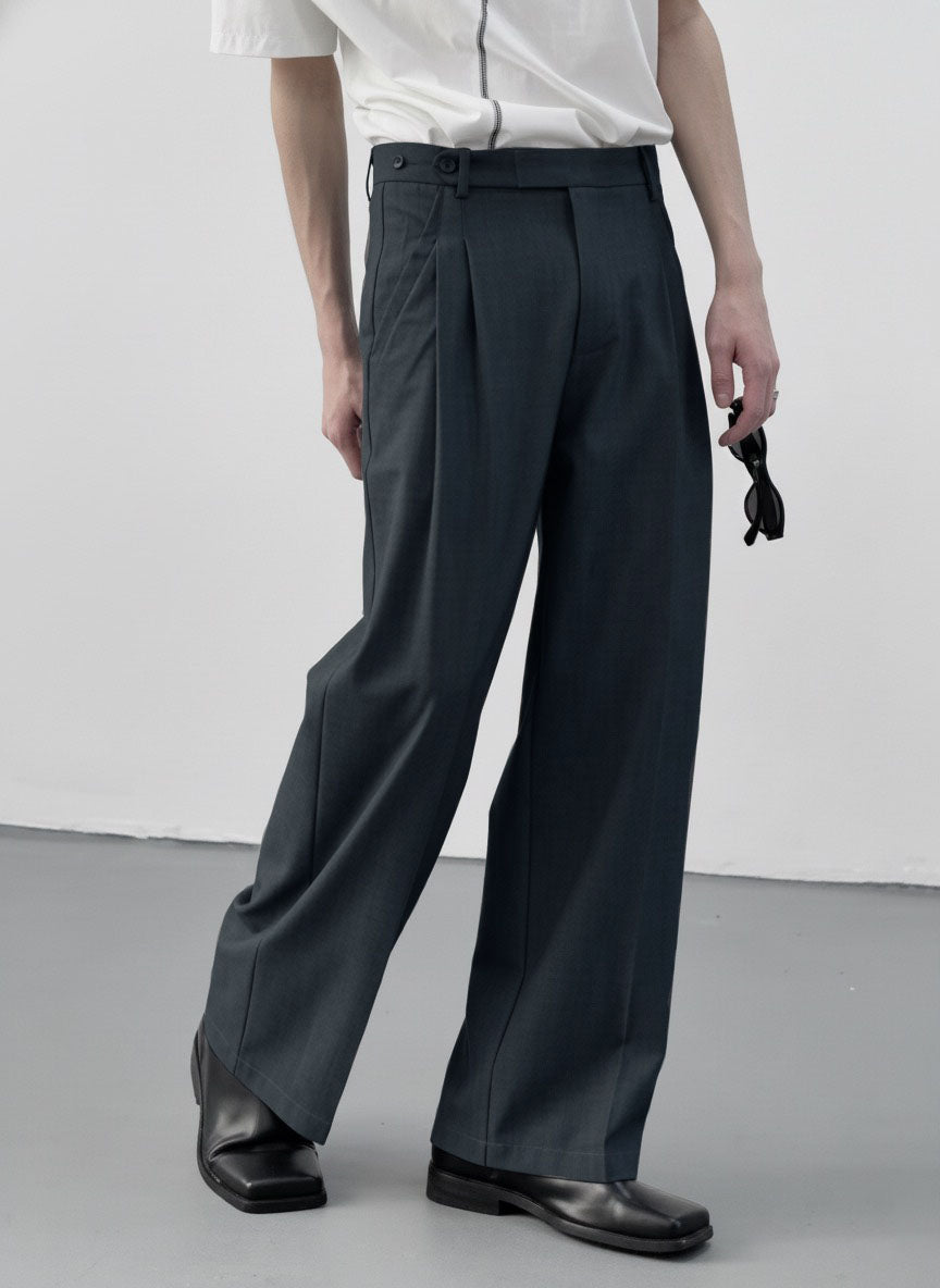 Spanish Cut Pleated Pants