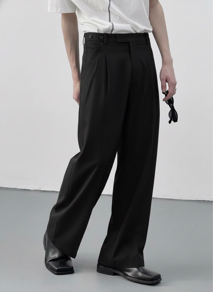 Spanish Cut Pleated Pants