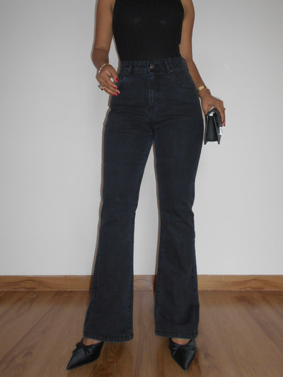Noir Femme Bootcut Jeans