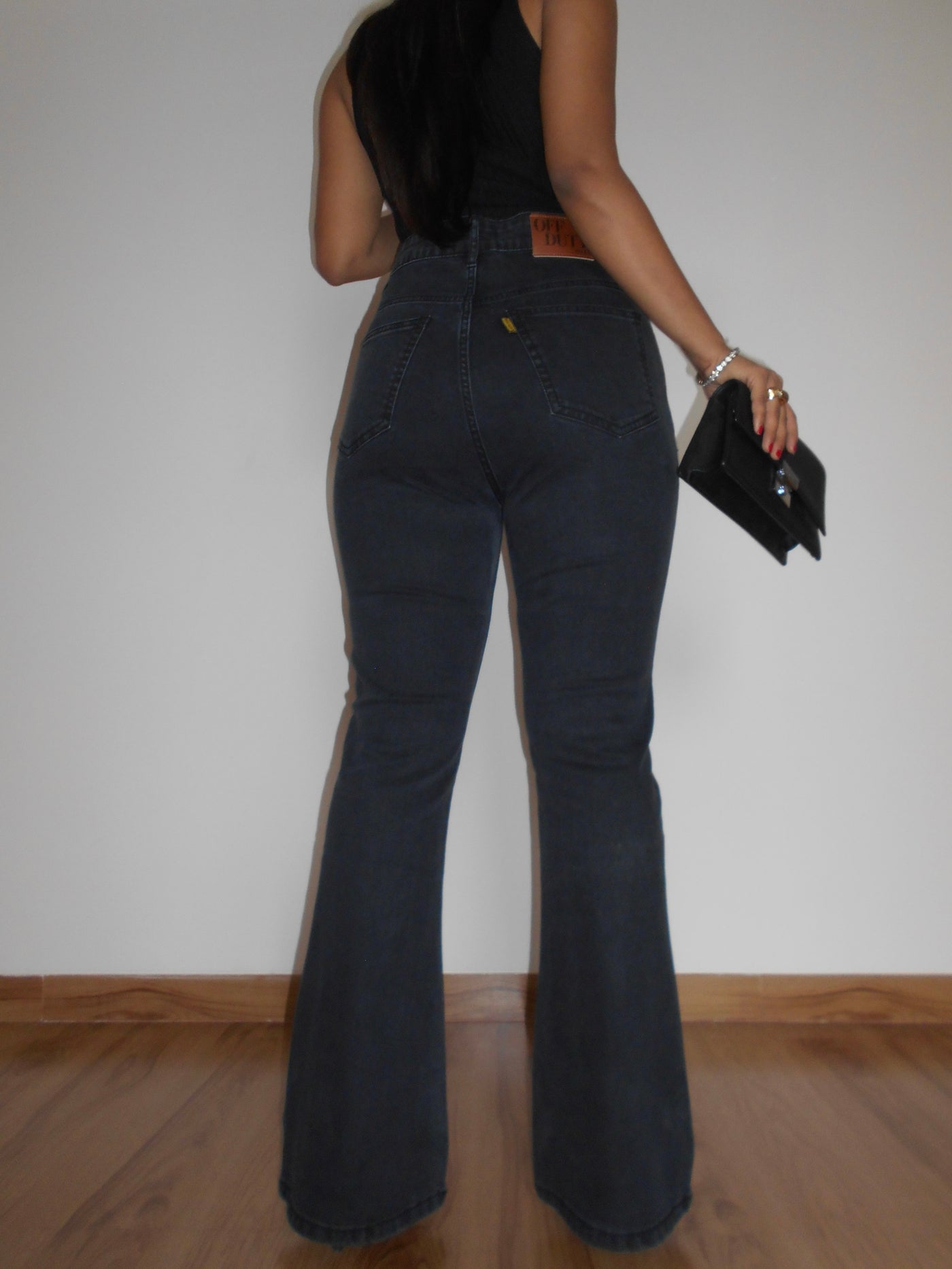 Noir Femme Bootcut Jeans
