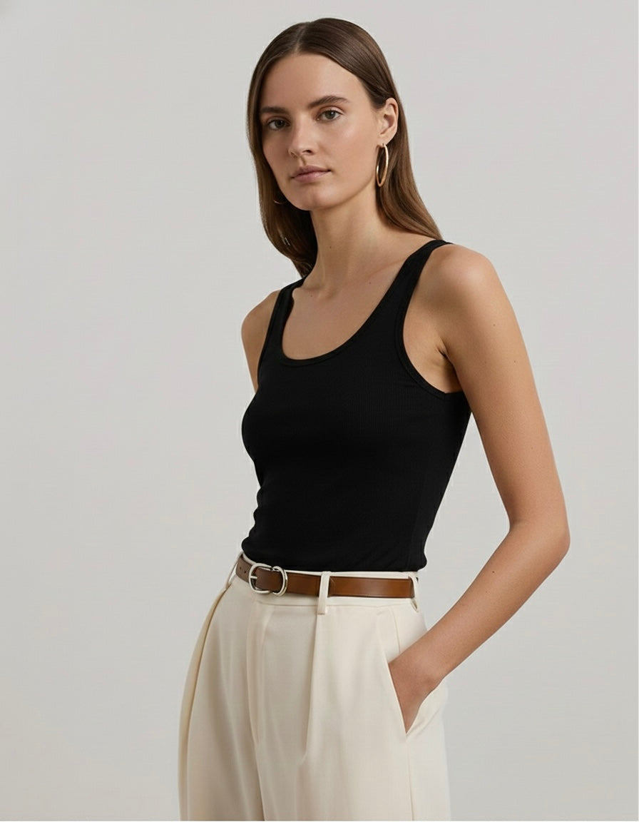 Basic Padded Sleeveless Top