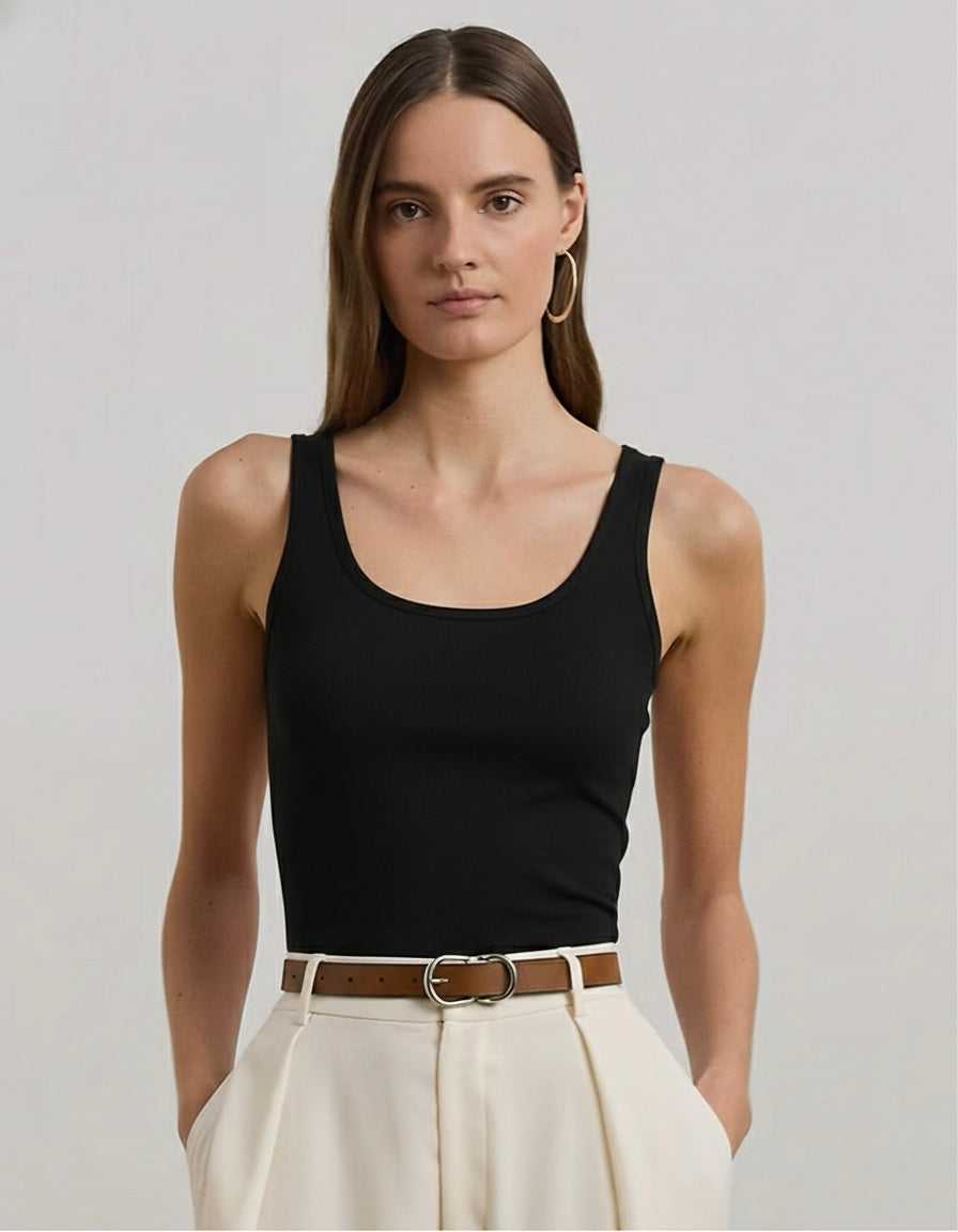 Basic Padded Sleeveless Top