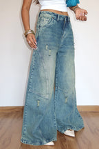Scar Blue Extra Baggy Jeans