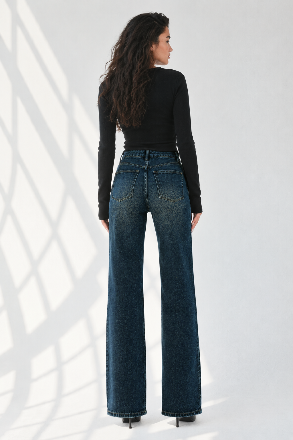 Copper Blue Loose Straight Fit Jeans