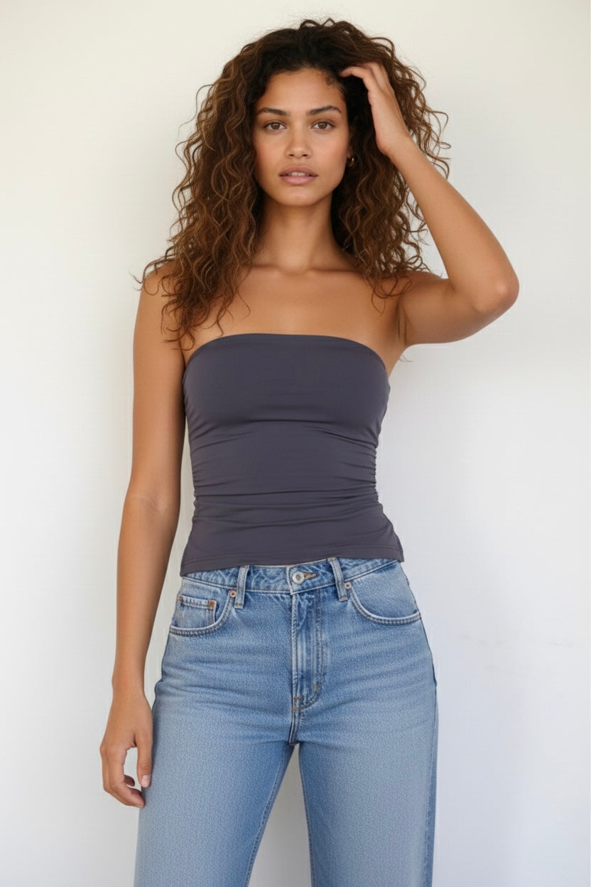 Basic Strapless Tube Top