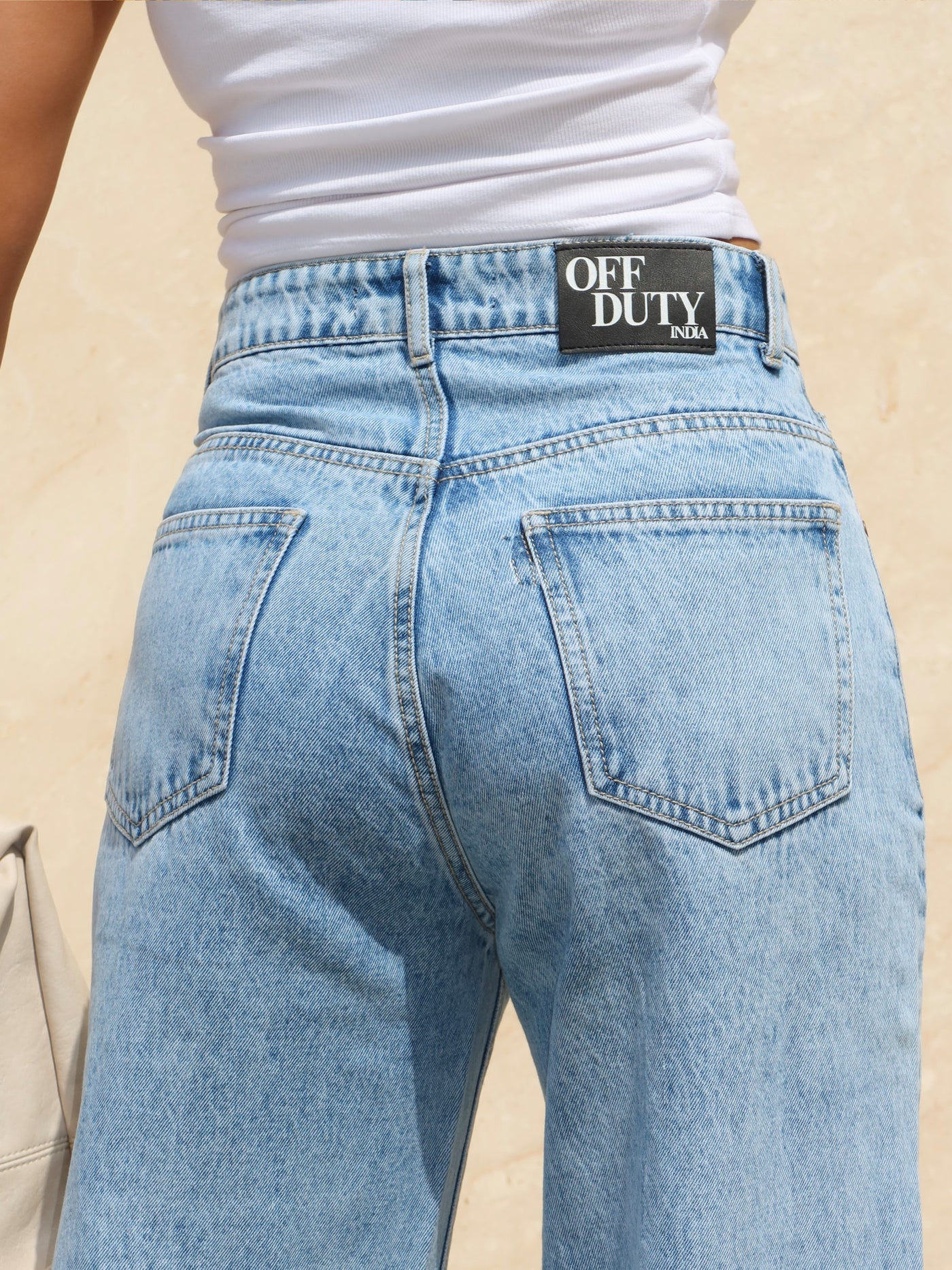 Malibu Blue Fade Wide Jeans