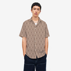 Earthy print Short sleeve shirt