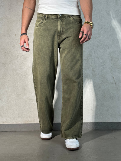 Sage Rust Wide Leg Jeans