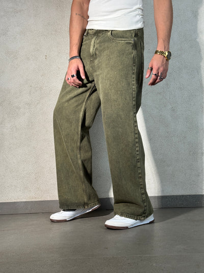Sage Rust Wide Leg Jeans