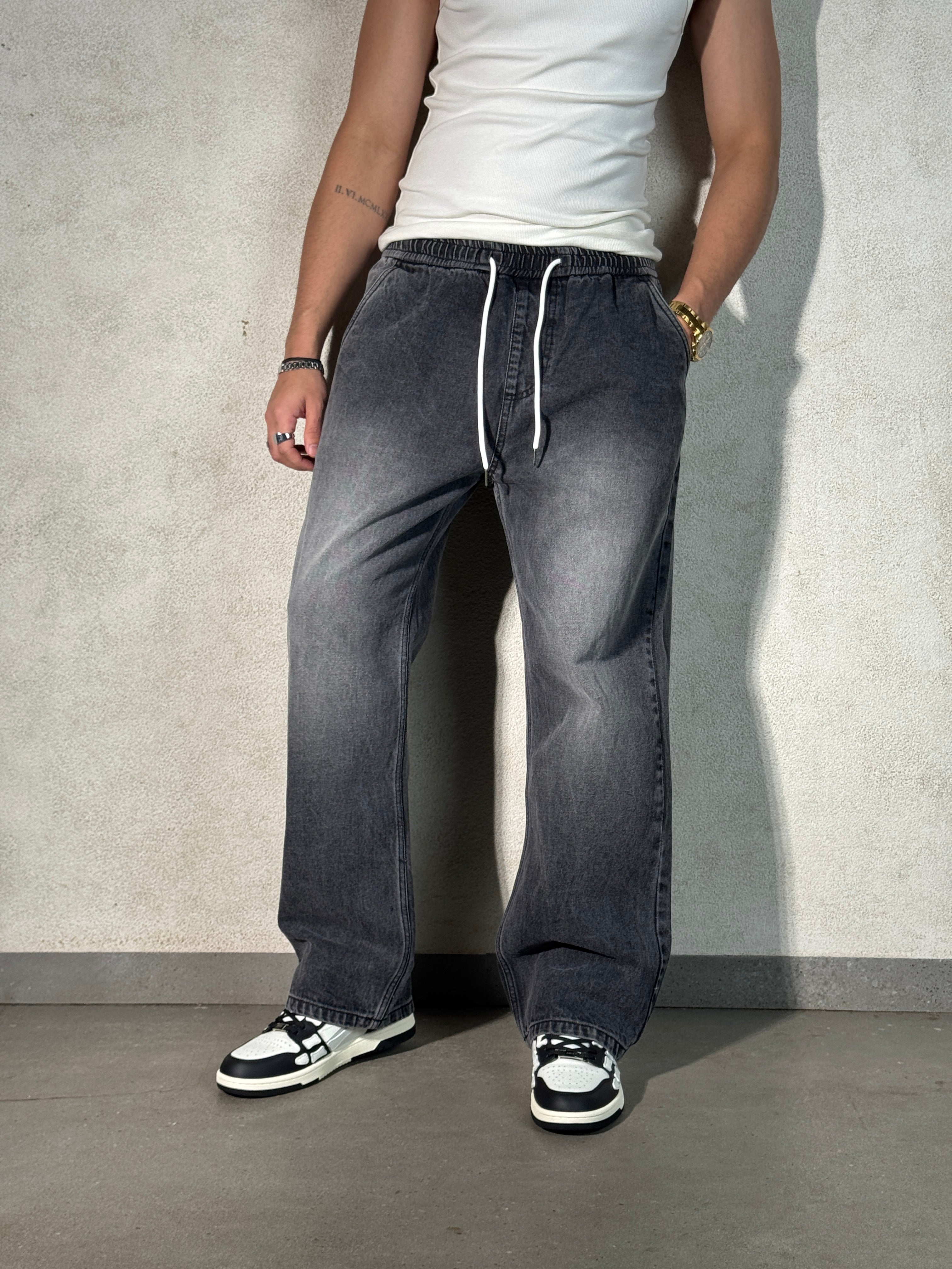 Flex Baggy Denim Joggers