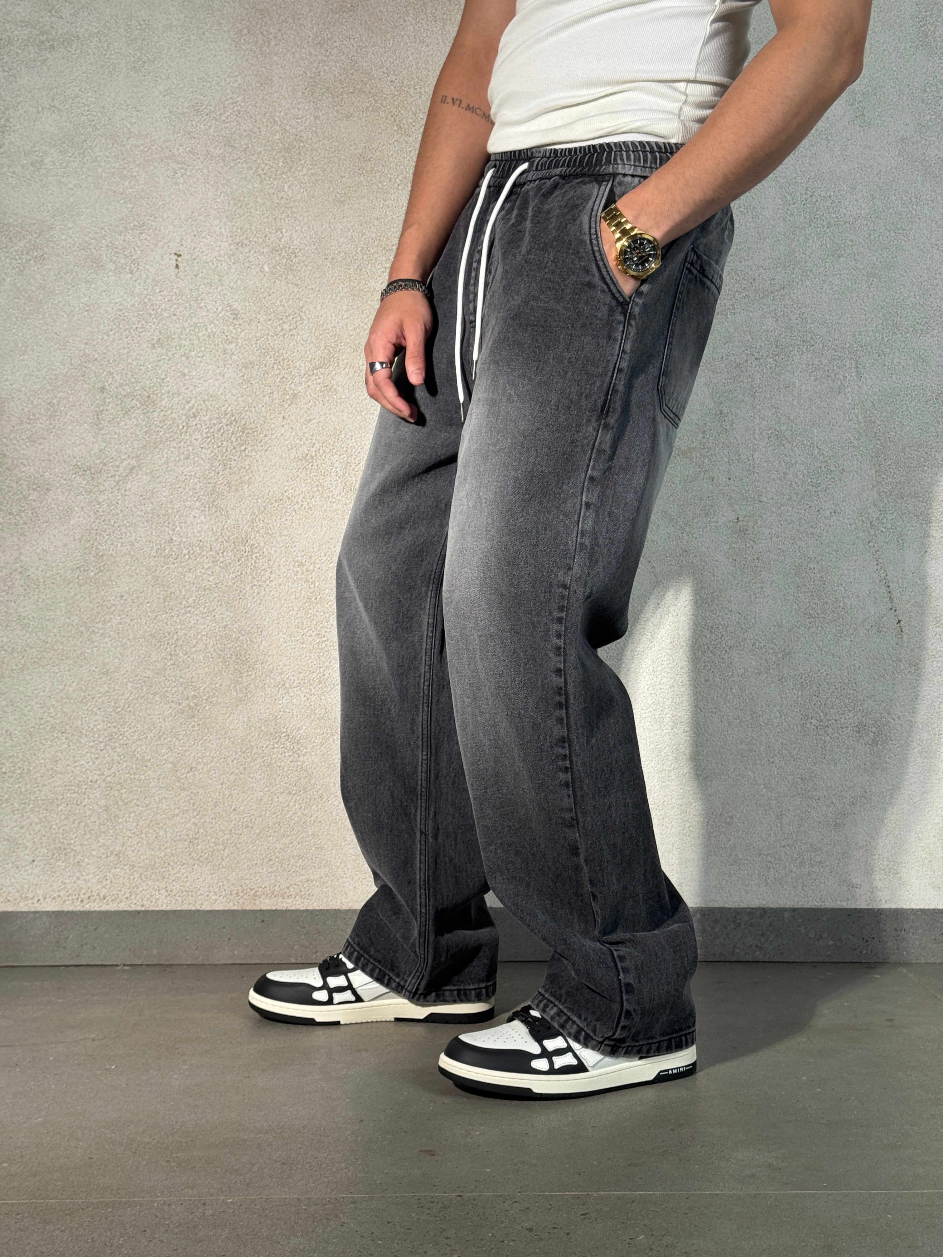 Flex Baggy Denim Joggers