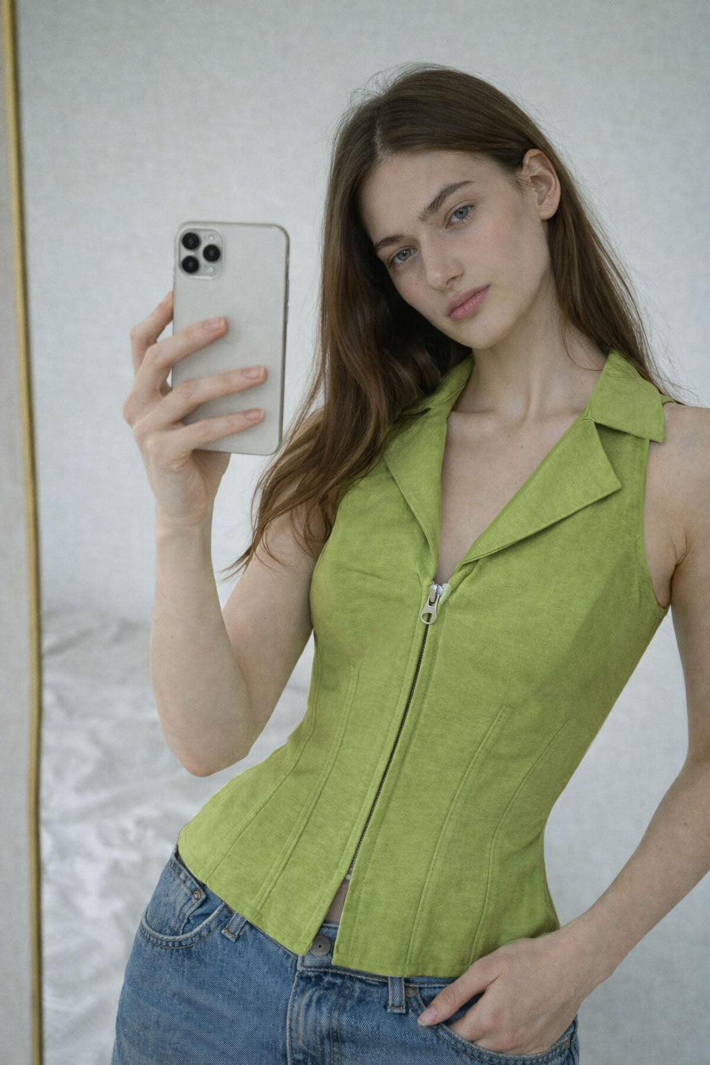 Zip Fit Halter Top