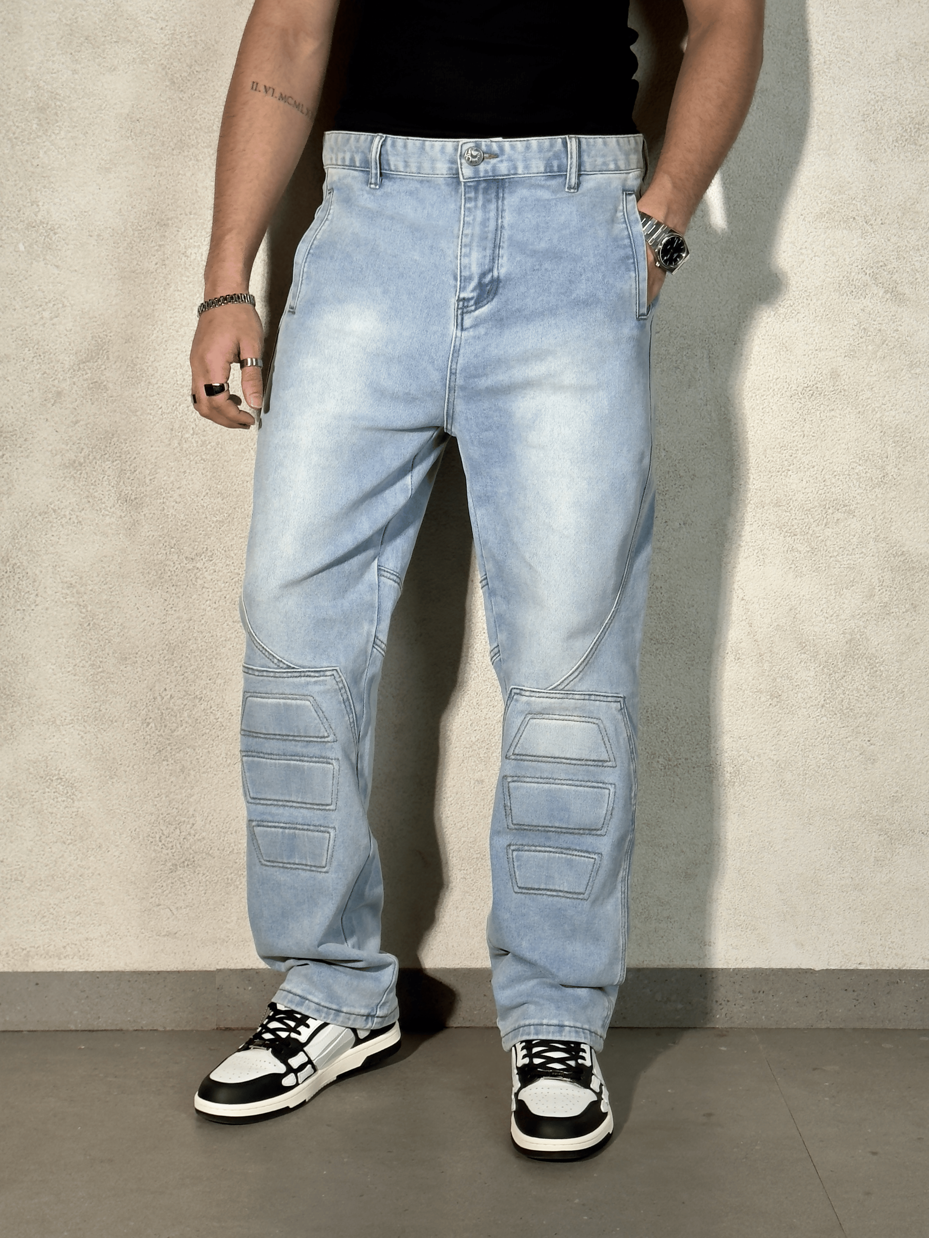 Urban Moto Straight Leg Jeans