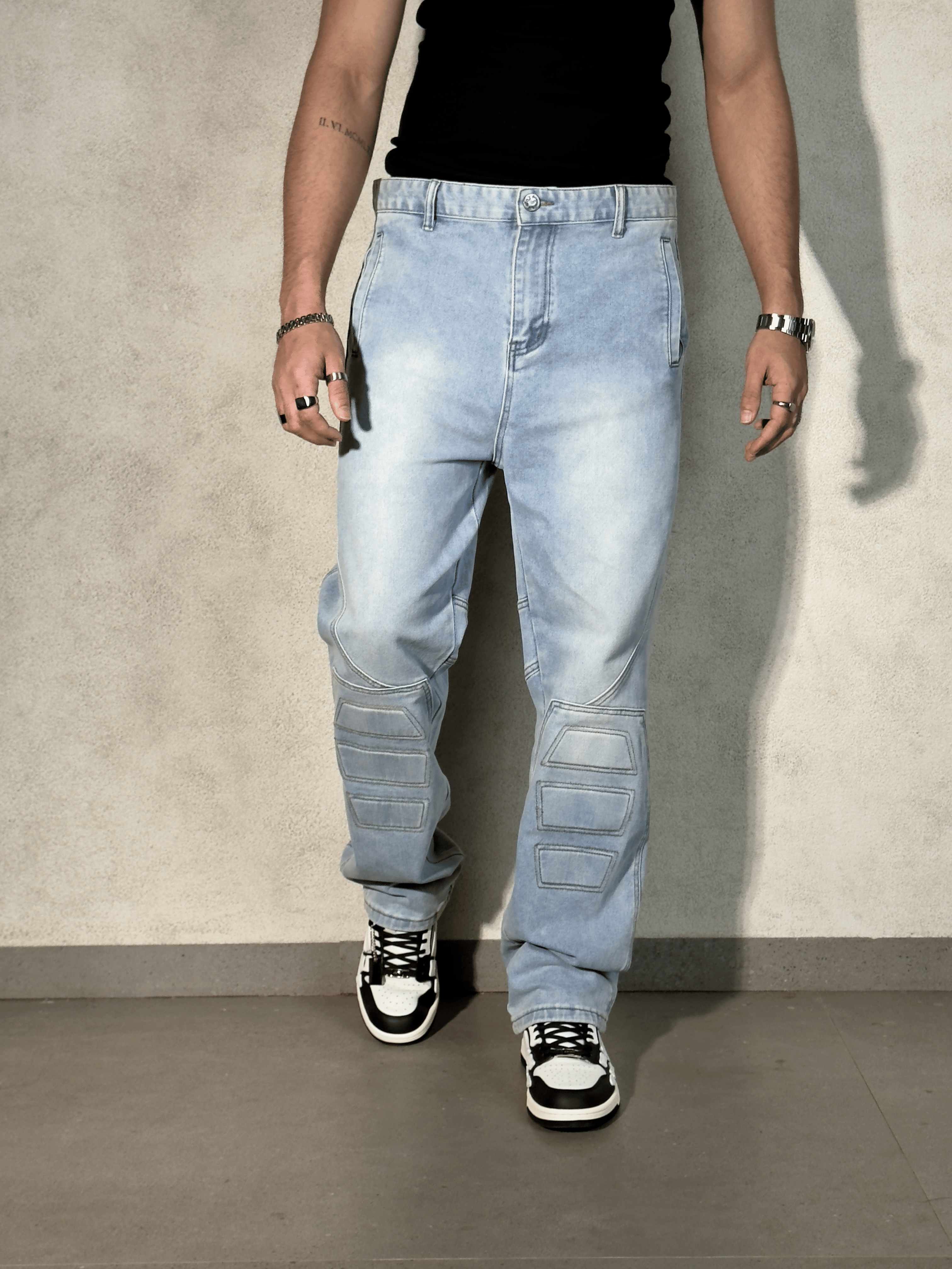 Urban Moto Straight Leg Jeans