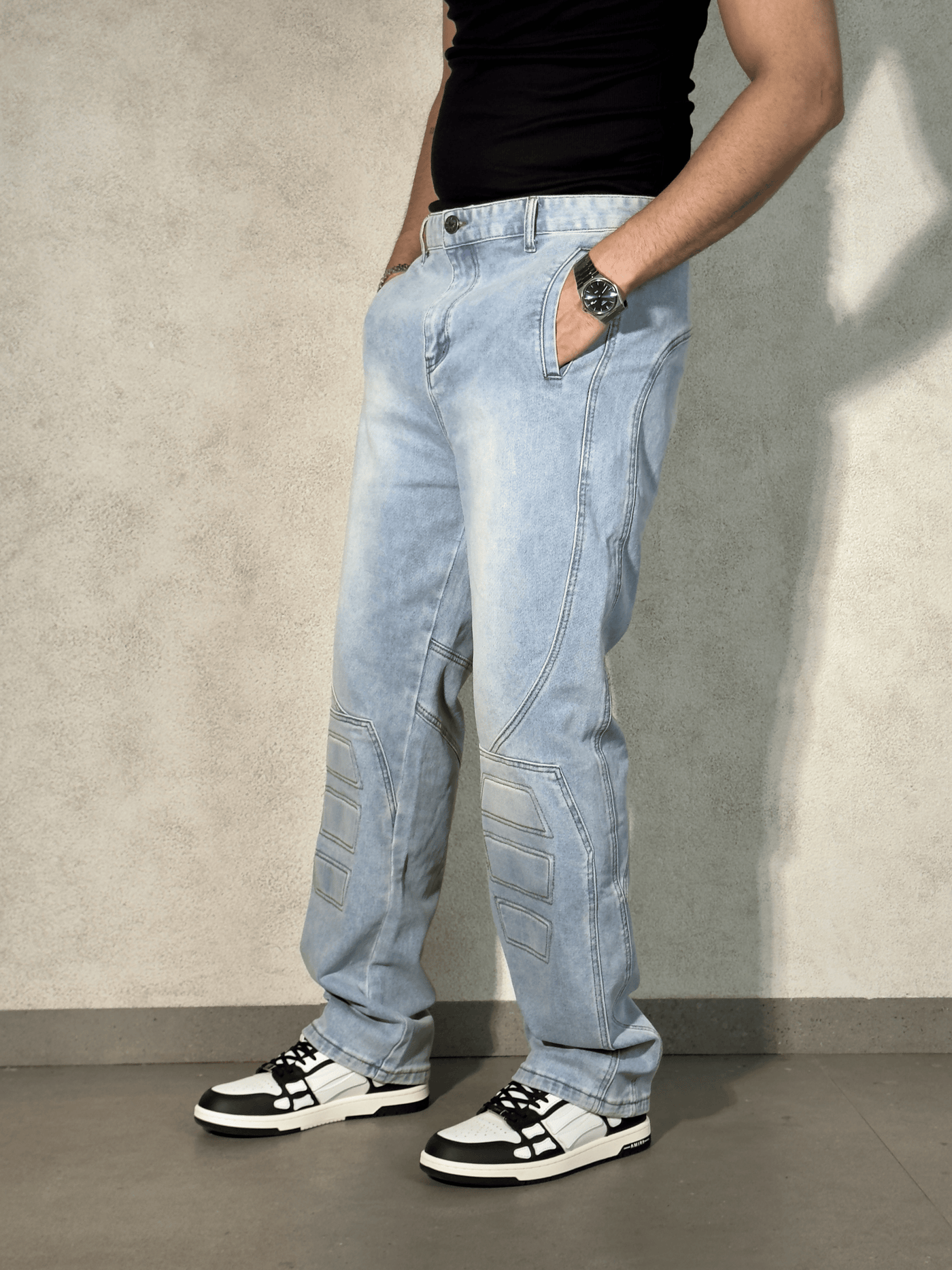 Urban Moto Straight Leg Jeans