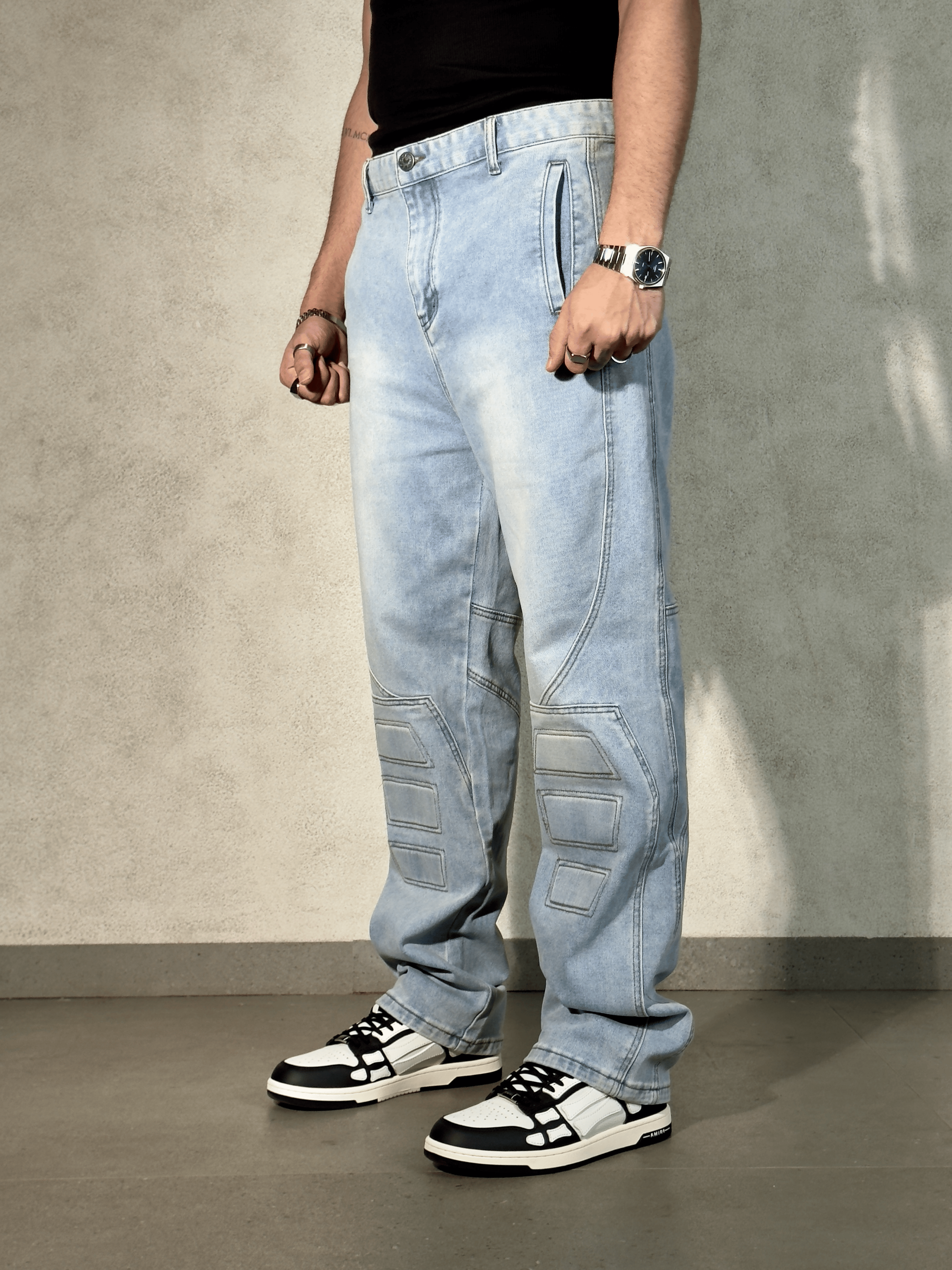 Urban Moto Straight Leg Jeans