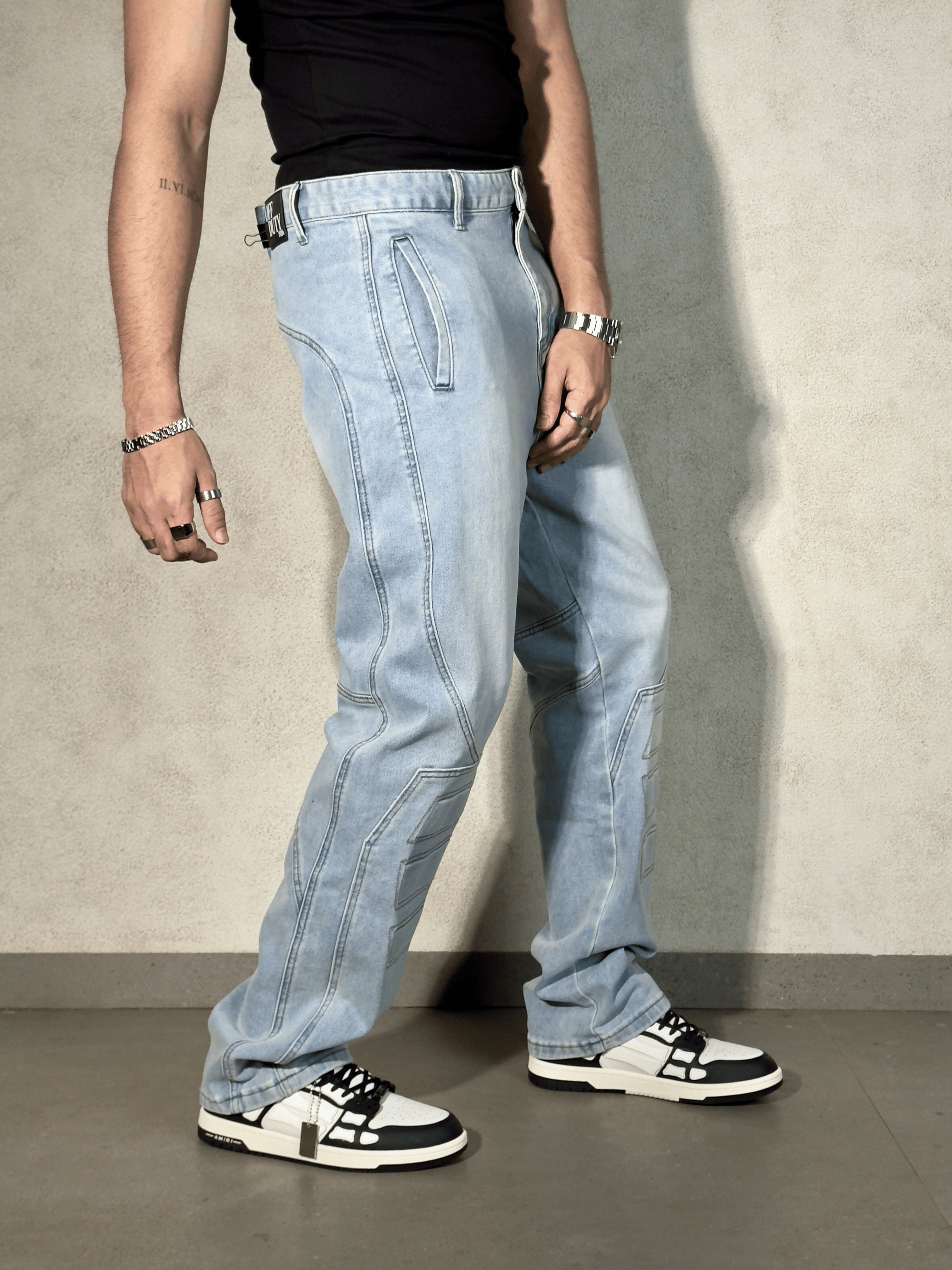 Urban Moto Straight Leg Jeans
