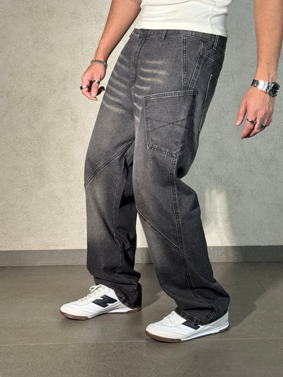 Vector Edge Pocket Straight Jeans