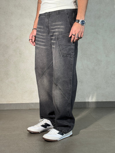 Vector Edge Pocket Straight Jeans