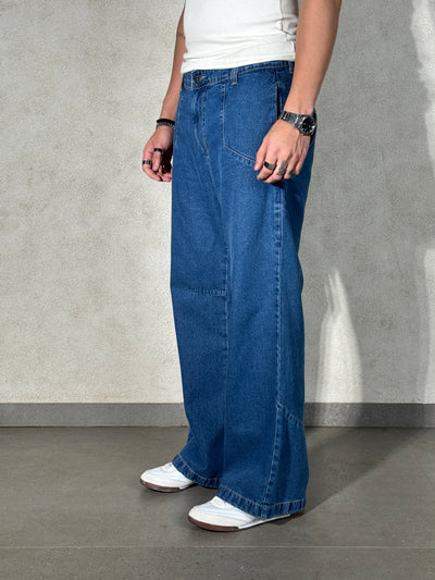 Blue Wild West Wash Jeans