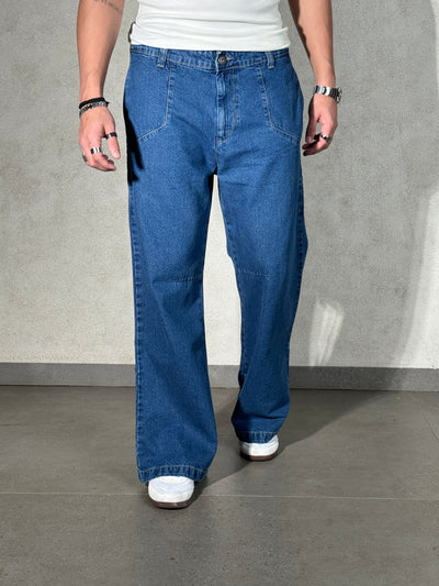 Blue Wild West Wash Jeans