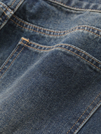 Basic Blue Core Baggy Cargo Jeans