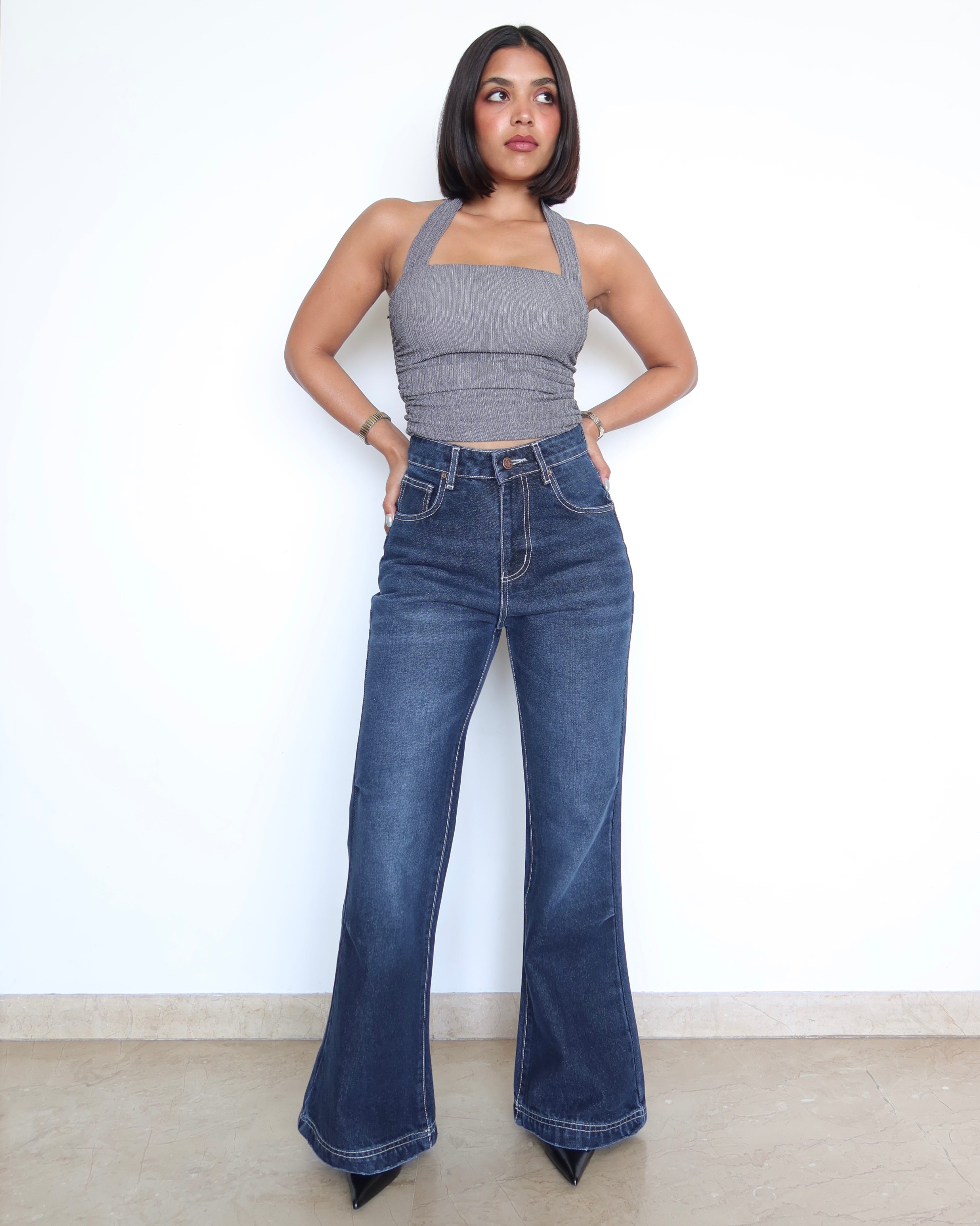 Static Fade Flare Jeans