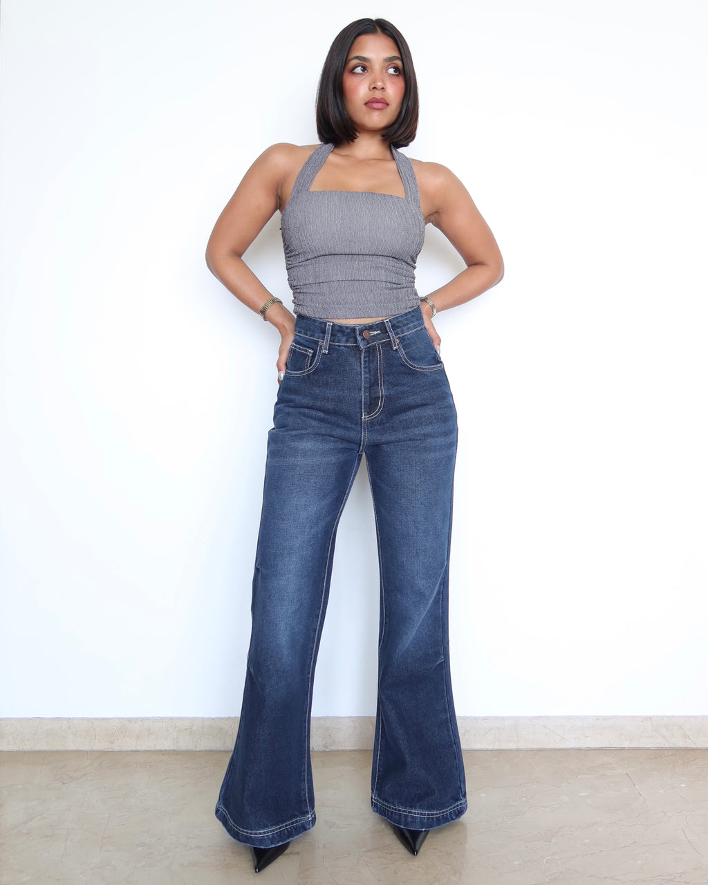 Static Fade Flare Jeans