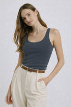 Basic Padded Sleeveless Top
