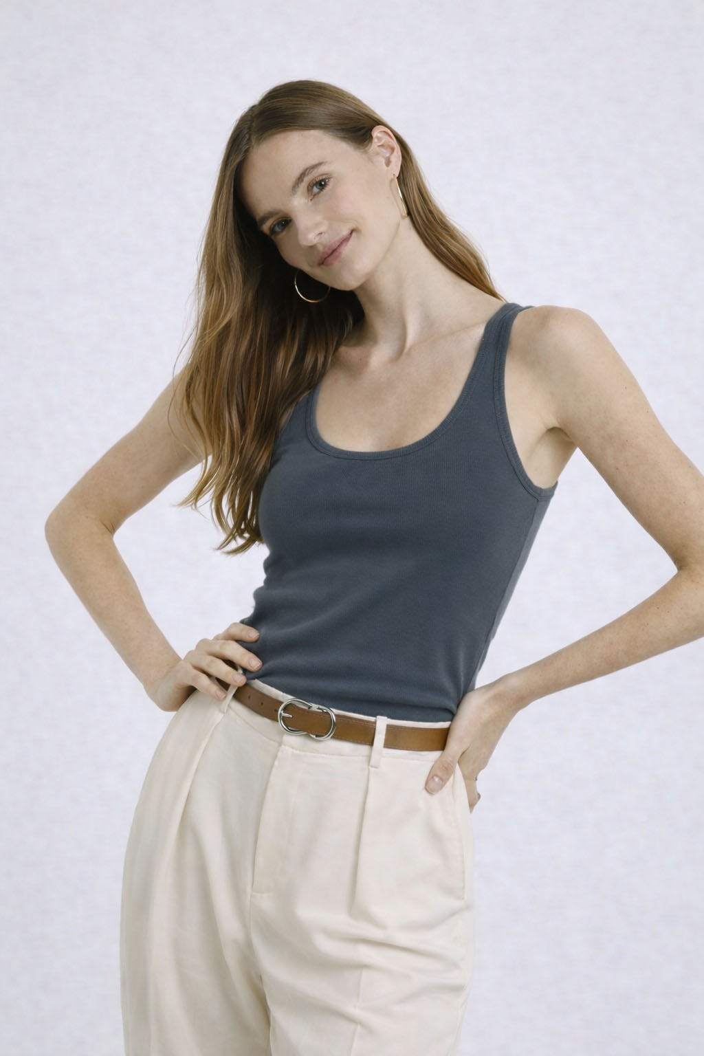 Basic Padded Sleeveless Top