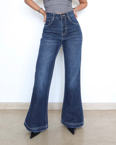 Static Fade Flare Jeans