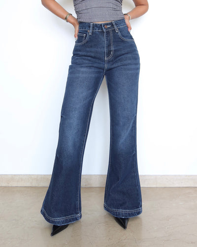 Static Fade Flare Jeans