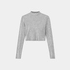 Moonlit Shimmer Crop Top