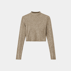 Moonlit Shimmer Crop Top