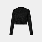 Moonlit Shimmer Crop Top
