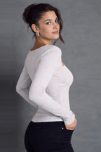 Knit Frame Full Sleeve Top
