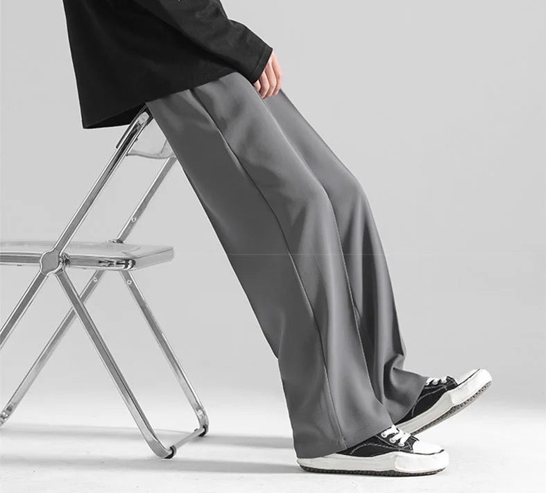 Korean Baggy Loose Fit Pants For Men - Image 16
