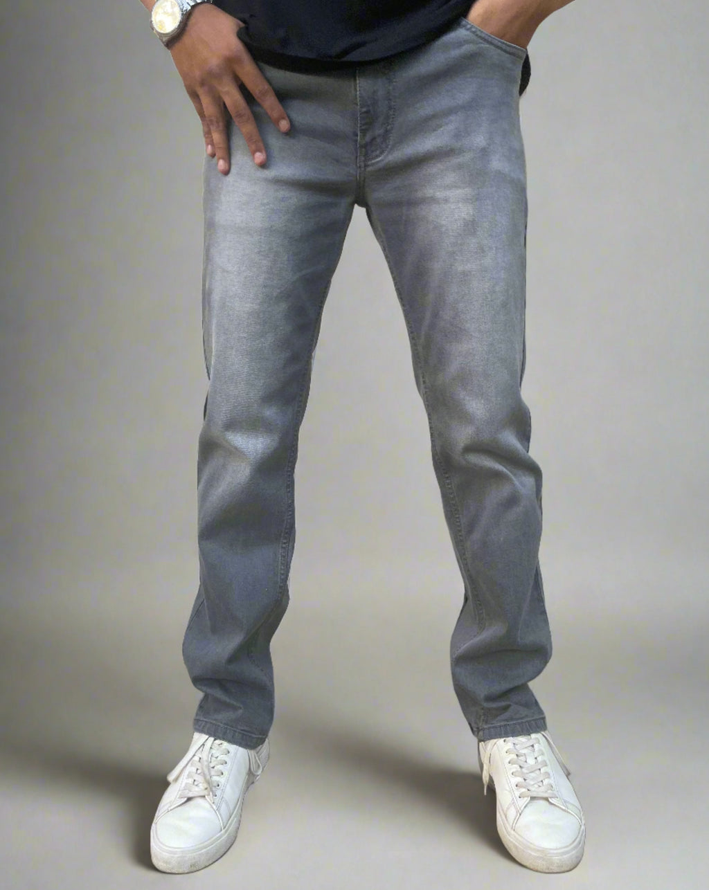 All Time Classic Wash Relaxed Straight Leg Jeans