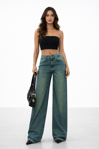 Shade Flow Wide Leg Jeans