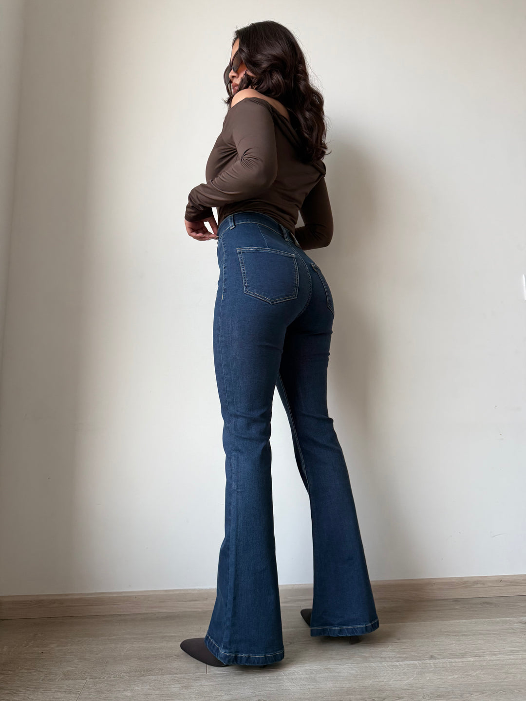 Ultra High Rise Flare Bootcut Jeans - Main Image