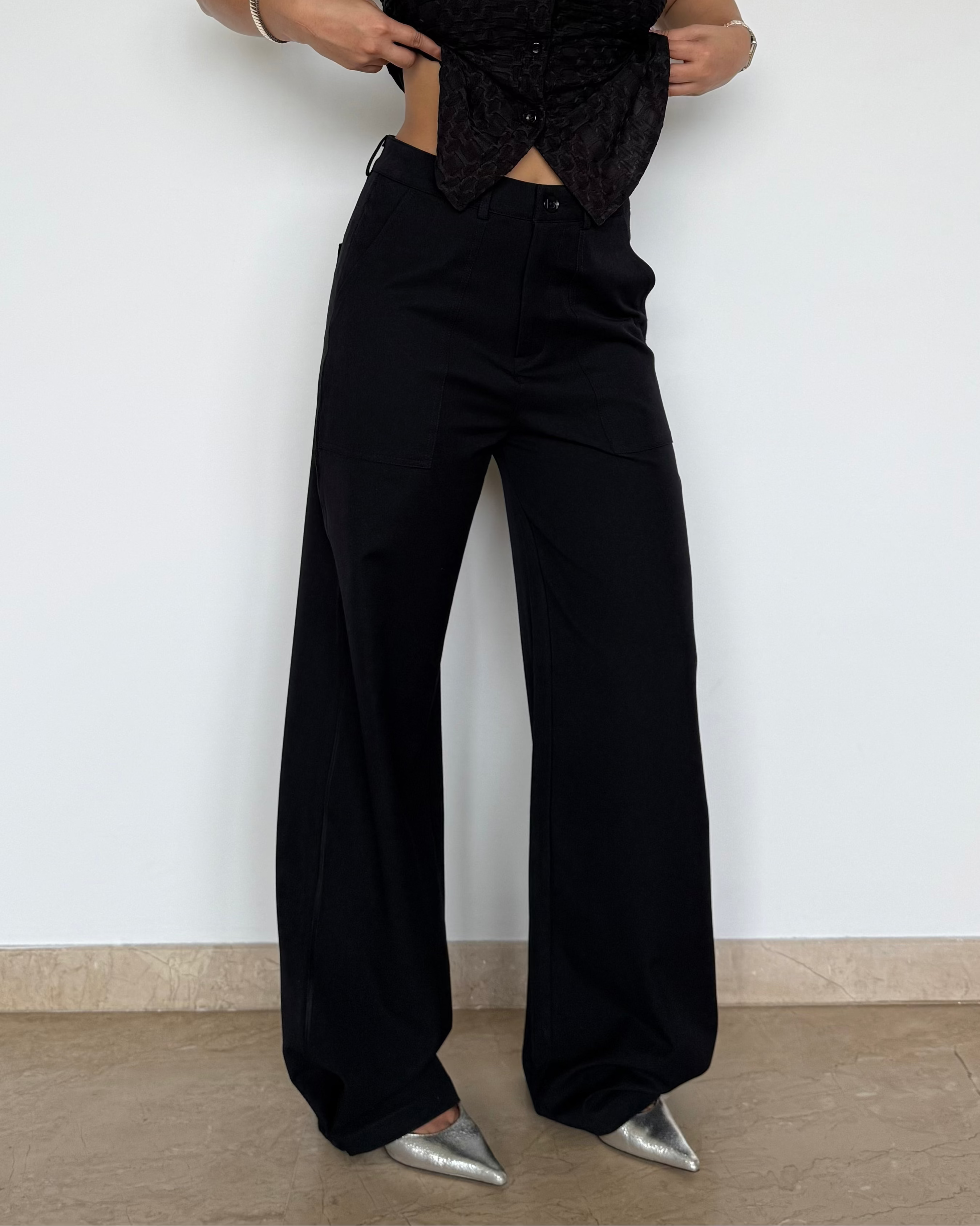 Posh Pattern Wide Highwaist Pants