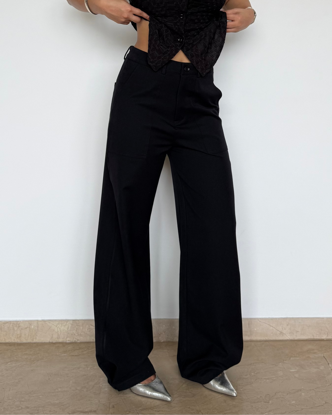 Posh Pattern Wide Highwaist Pants