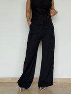 Posh Pattern Wide Highwaist Pants