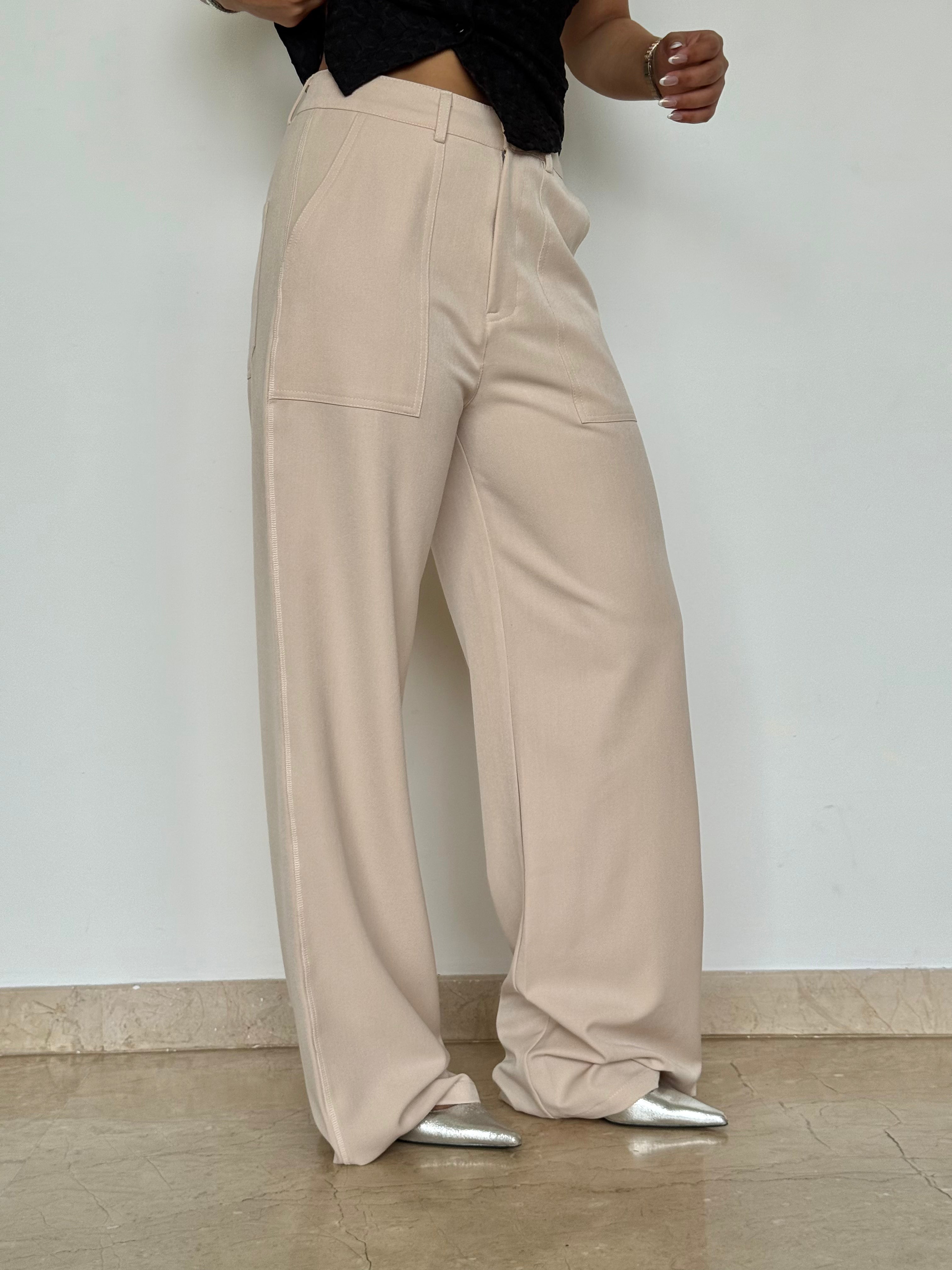 Posh Pattern Wide Highwaist Pants