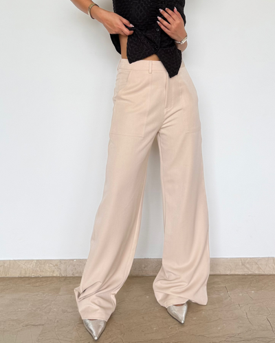 Posh Pattern Wide Highwaist Pants
