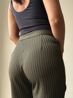 Flared Striped Statement Pants