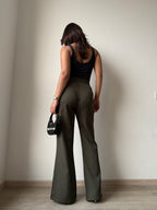 Flared Striped Statement Pants